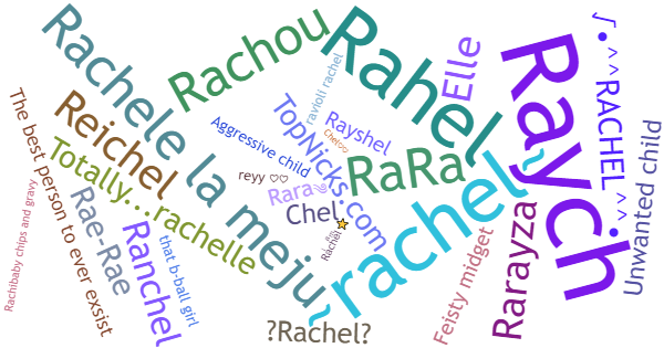 ألقاب لـ Rachel