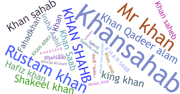 ألقاب لـ KhanSaab