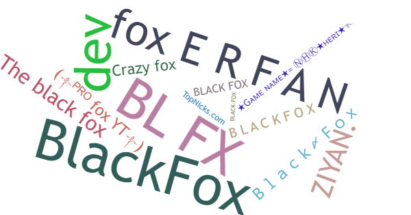 ألقاب لـ Blackfox