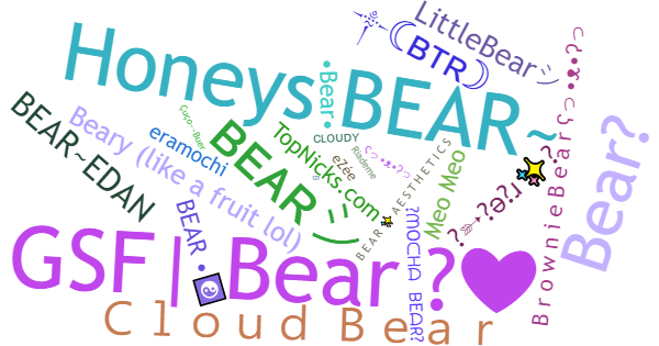 ألقاب لـ Bear