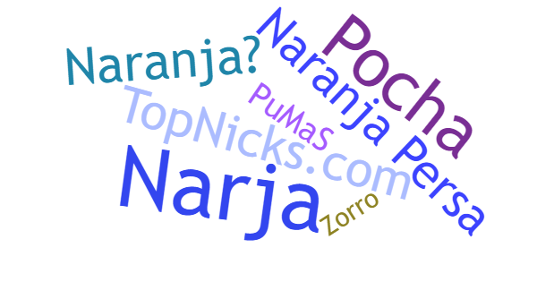 ألقاب لـ Naranja