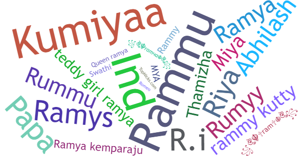 ألقاب لـ Ramya