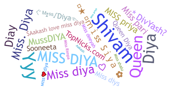 ألقاب لـ Missdiya