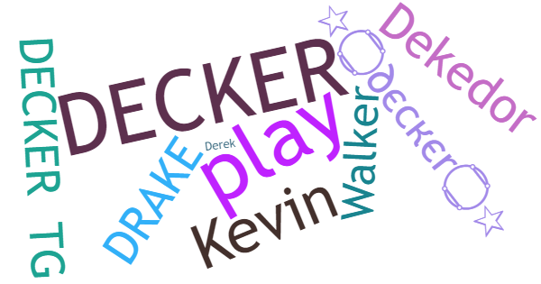 ألقاب لـ Decker