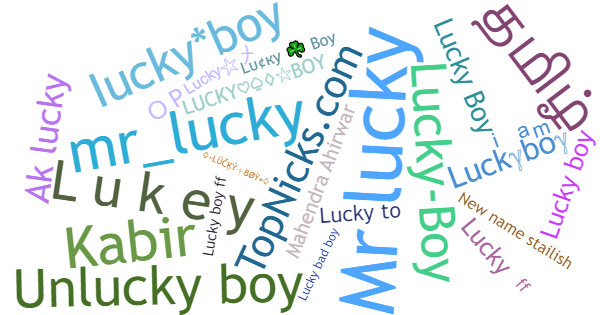 ألقاب لـ Luckyboy