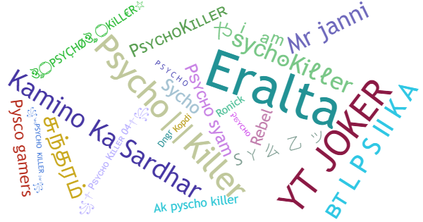 ألقاب لـ PsychoKiller