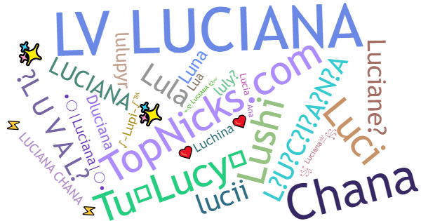 ألقاب لـ Luciana