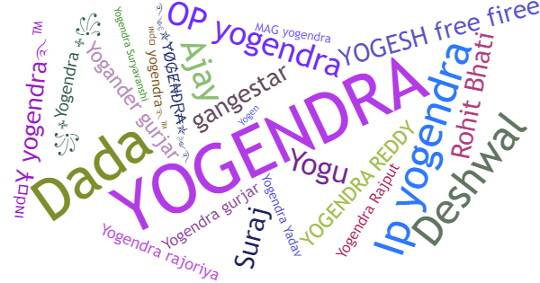 ألقاب لـ Yogendra