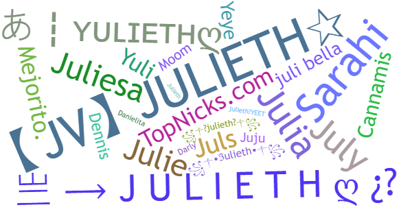 ألقاب لـ Julieth