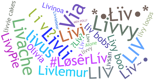 ألقاب لـ Liv