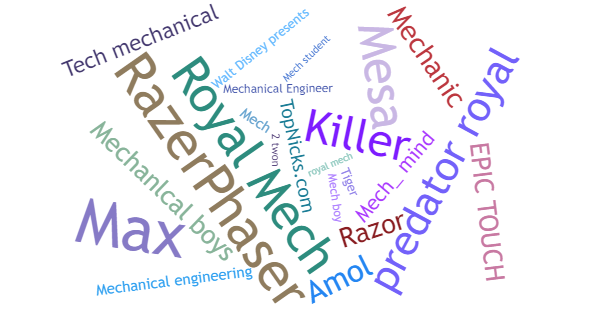 ألقاب لـ Mechanical