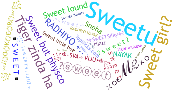 ألقاب لـ Sweet