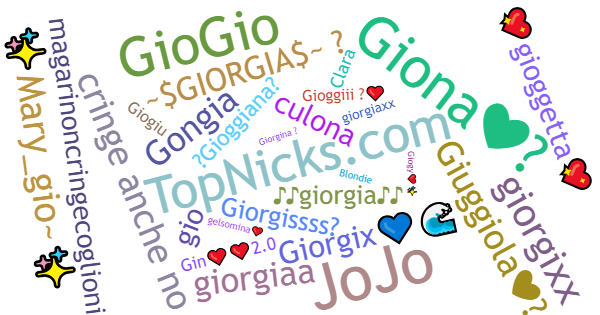 ألقاب لـ Giorgia