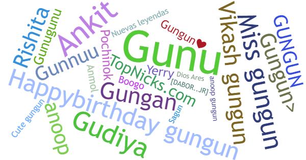 ألقاب لـ Gungun