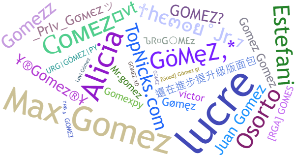 ألقاب لـ Gomez