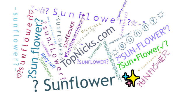 ألقاب لـ Sunflower