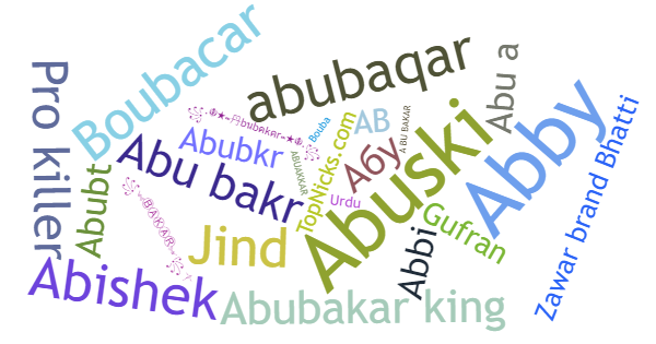 ألقاب لـ Abubakar