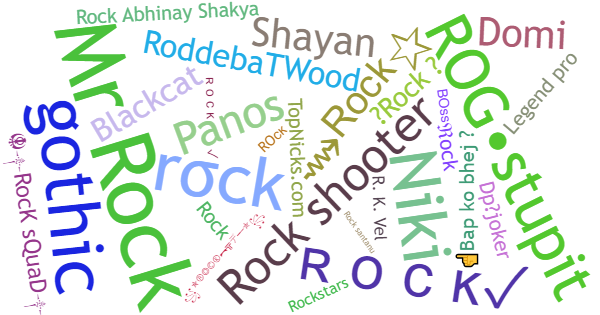 ألقاب لـ Rock