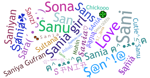 ألقاب لـ Sania