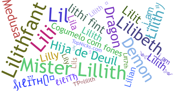 ألقاب لـ Lilith