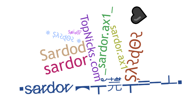 ألقاب لـ Sardor