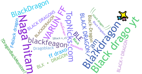 ألقاب لـ Blackdragon