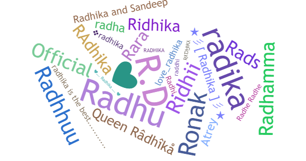 ألقاب لـ Radhika