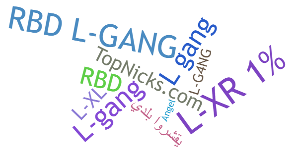 ألقاب لـ L-gang