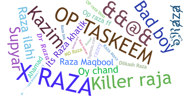 ألقاب لـ Raza