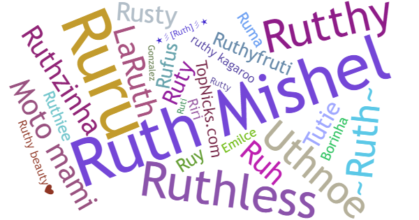 ألقاب لـ Ruth