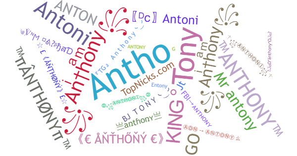 ألقاب لـ Anthony