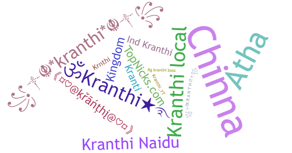 ألقاب لـ Kranthi