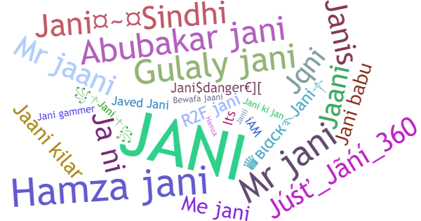 ألقاب لـ Jani