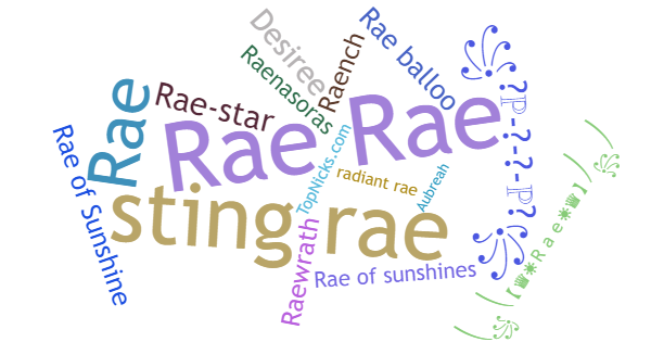 ألقاب لـ Rae