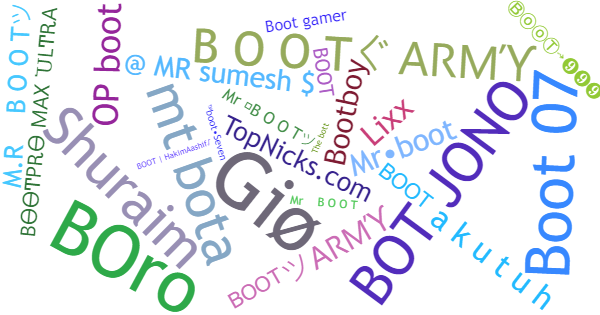 ألقاب لـ Boot