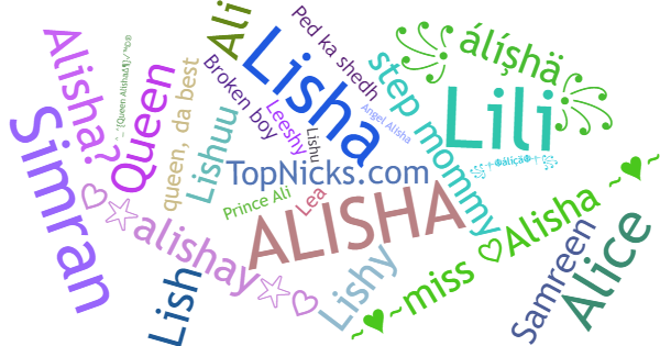 ألقاب لـ Alisha