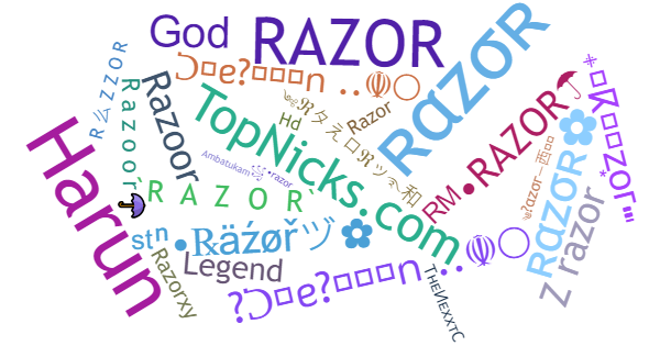 ألقاب لـ Razor